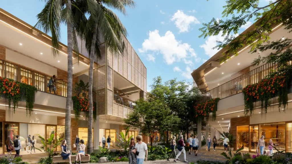 modern balinese lifestyle shopping street
