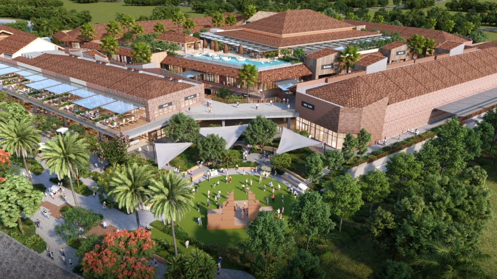 sira village bali aerial