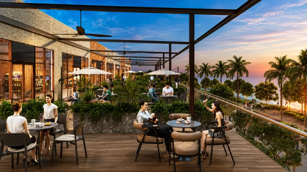 waterfront dining at sira village bali